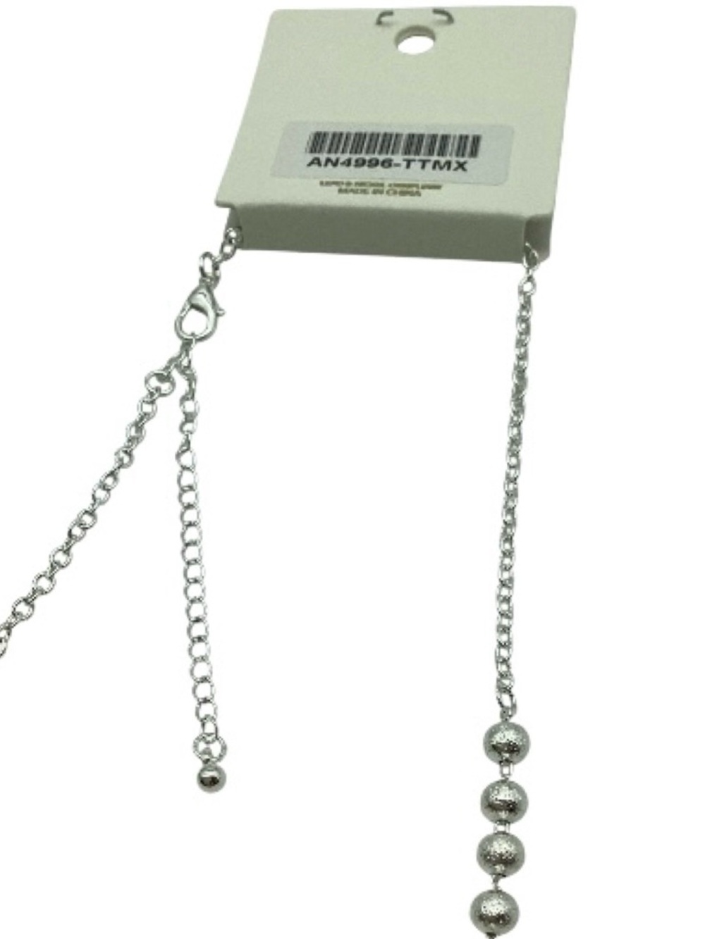 Evermore Quarterfoil Two-Tone Beaded Necklace (NWT) - Picture 15 of 16